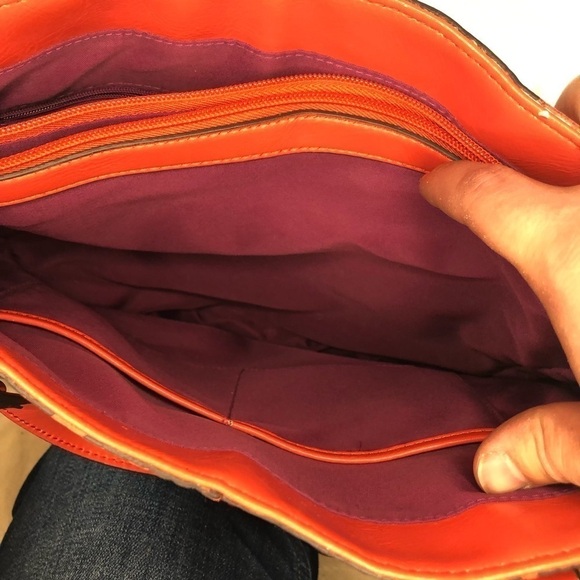 Franco Sarto Salmon Crocodile Shoulderbag O/S - Picture 7 of 7